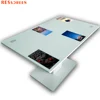 Resscreen four screen android system Pcap touch white color interactive restaurant coffee table