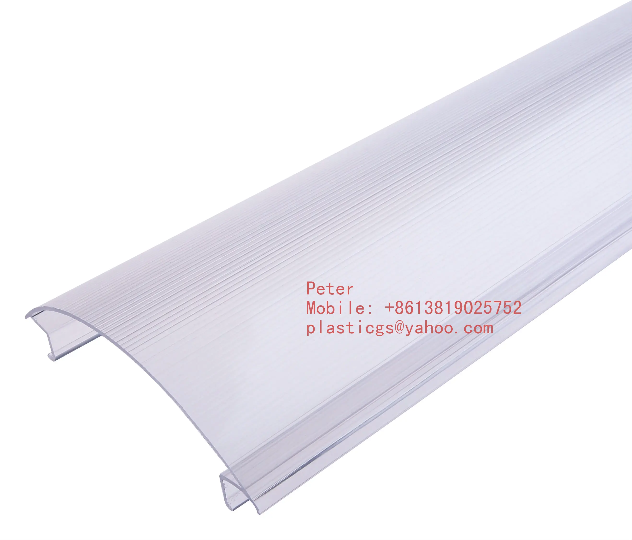 Polycarbonate lighting accessories LED plastic light cover diffuser