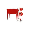 New Style steel party beverage drink rolling patio cooler cart with wheel