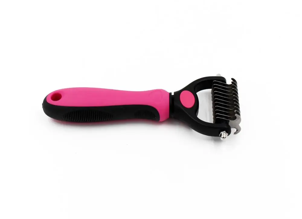 Double Side Pet Fur Dog Brush Dematting Matbreaker Cat Grooming De