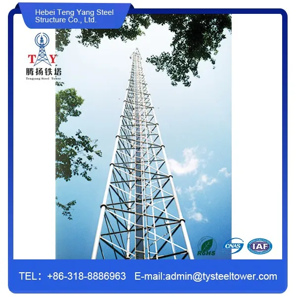 Guy Wire Tower Rohn Microwave Antenna Radio Tower Buy Monopole