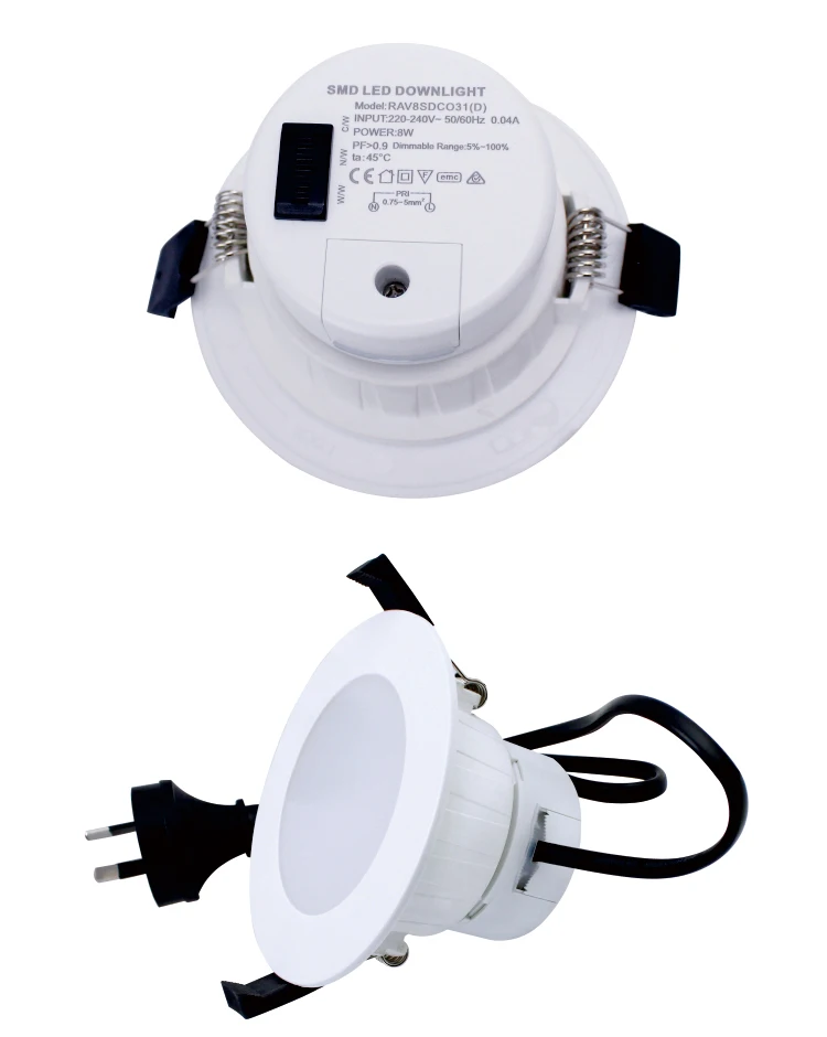 Wholesale Recessed 9W 10W Adjustable Dimmable Surface Mounted LED Downlight