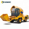 2019 high efficiency diesel engine self-loading mobile concrete mixer