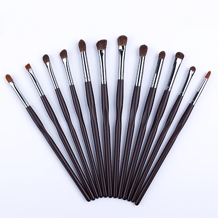 Premium Cosmetics 12pcs Horse Hair Makeup Brushes Professional Eyeshadow Blending Brushes Eye Makeup Brush Set.png