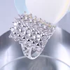 OEM service China rings micro prong zircon/diamond jewellery