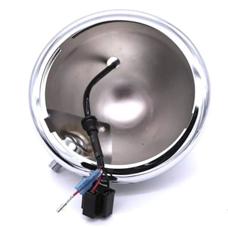 5.75 Inch Headlight Housing Bucket For Harley Davidson Chrome