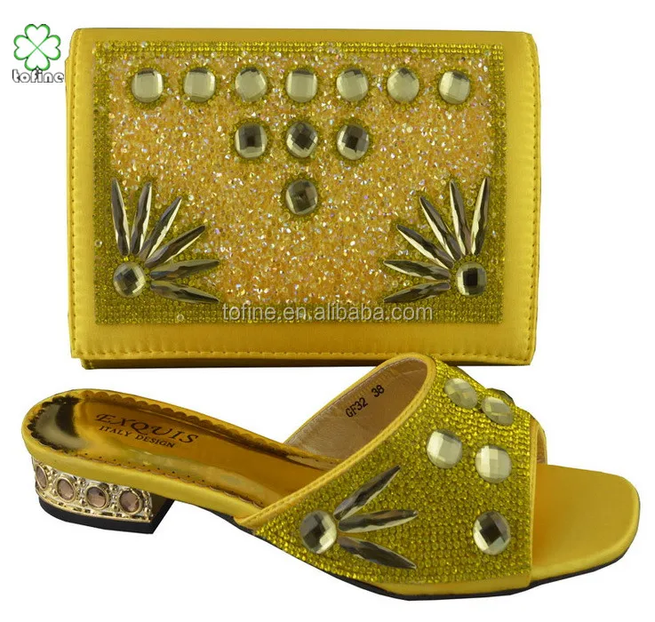 yellow wedding shoes low heel