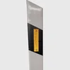 Column type GFRP profile label material yellow and white double-sided vertical wheel triangle profile label