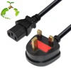 Bsi 3 Pin Plug Extension 10a 250v C13 IEC 320 C13 Ac Bs-250 Uk Power Cord