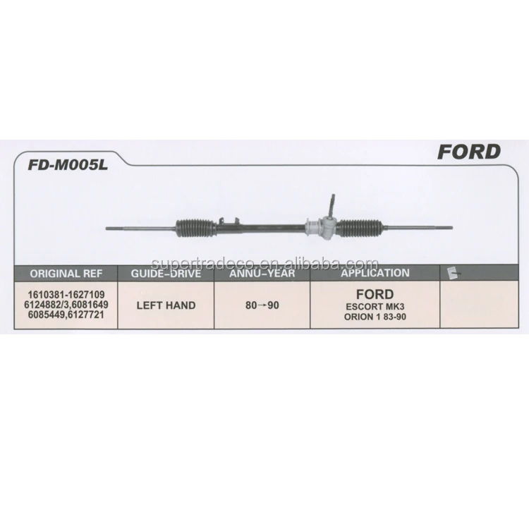 Auto Spare Part Steering System Power Steering Rack 6120234 For Ford