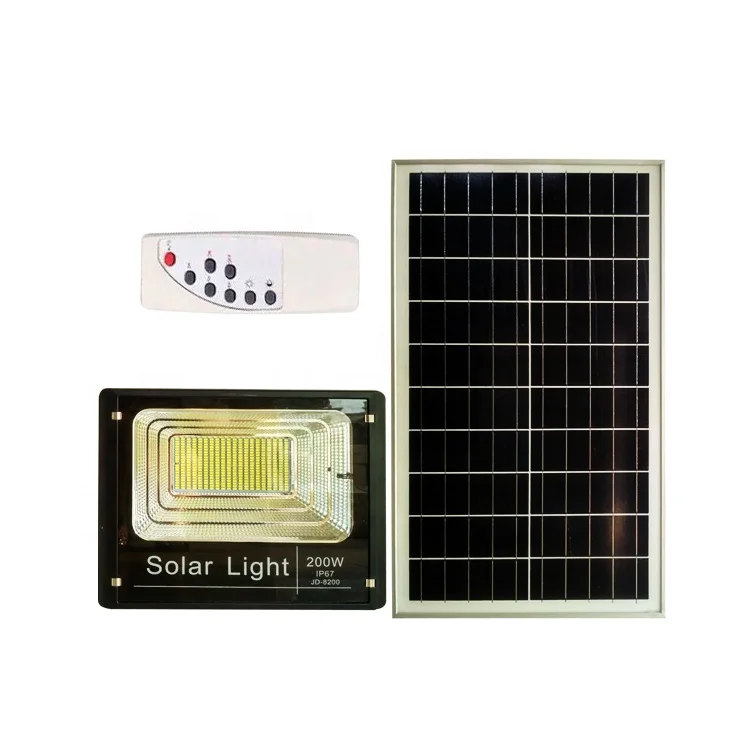 Best top selling 200w led solar floodlight with remote control