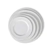 Chaozhou Manufacture Wholesale Wedding White Porcelain Ceramic Dinner Plate, Hotel Restaurant Round Plates~