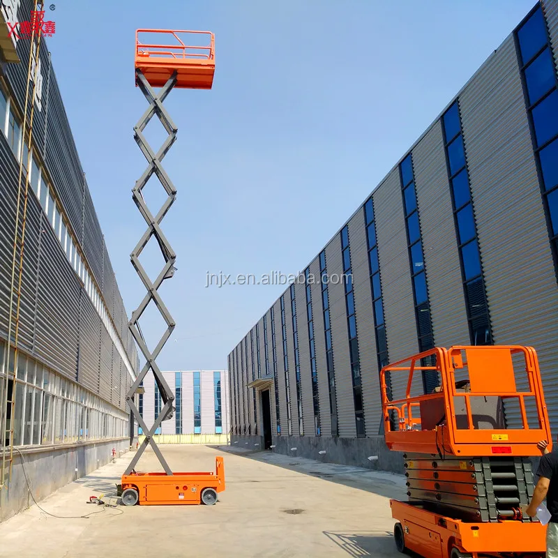 6-14m 200kg 500kg cheap price hydraulic battery power mini small electric scissor lift with CE ISO certification