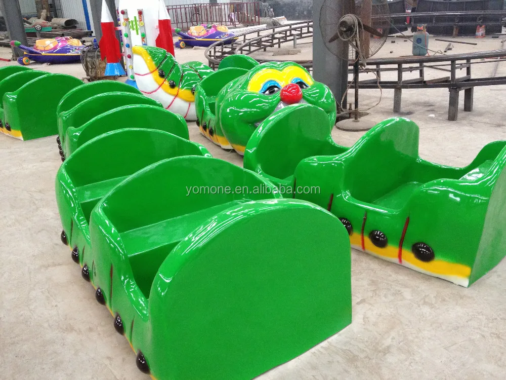 Children Attractions Amusement Park Rides Track Type Caterpillar Roller