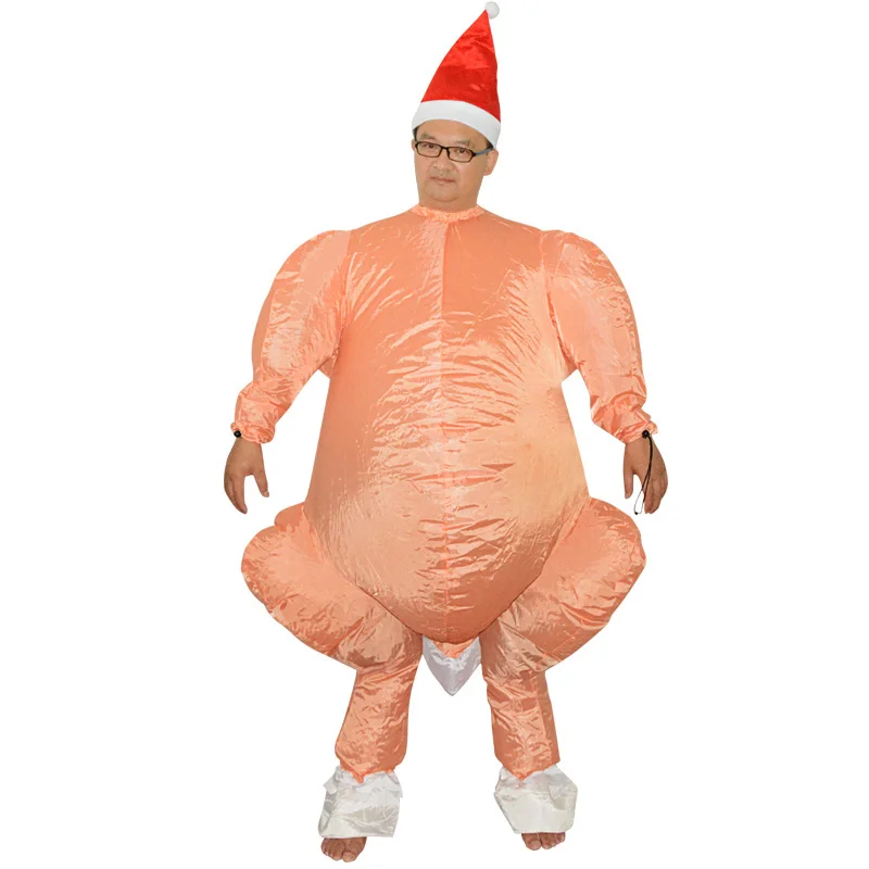 New Arrival Hot Sale Halloween Christmas Carnival Turkey Mascot Inflatable Costume...