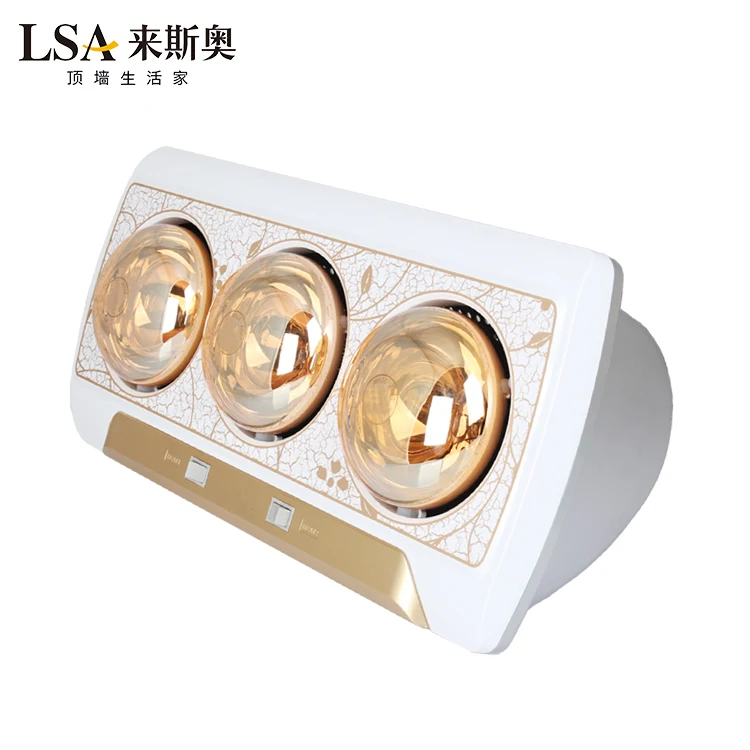 Portable Electric Wall Mounted Bathroom Heater With Golden Infrared ...