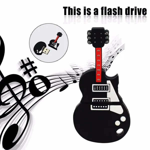 Customized usb disk Musical Instruments Special Shape PVC Cartoon Pen Drive from China - ANKUX.COM