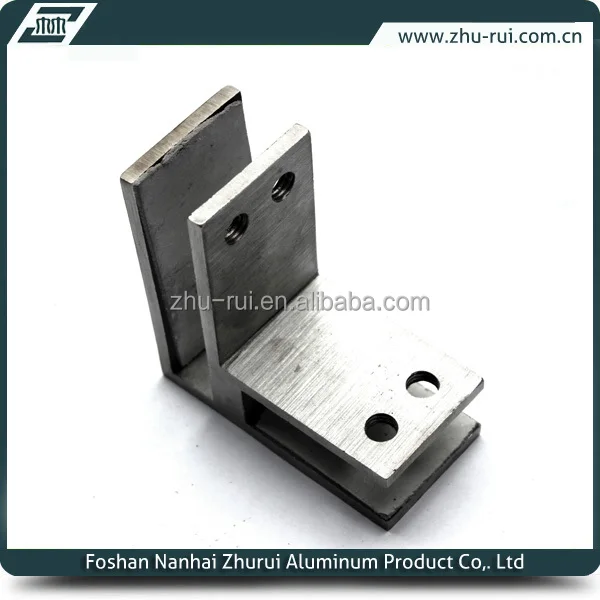 90 Degree Right Angle Stainless Steel Holding Glass Clamp For