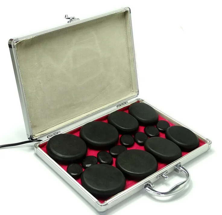 20 Pieces Hot Stone Massage Kit Basalt Massage Hot Stone Basalt Massage Hot Stone Set Buy