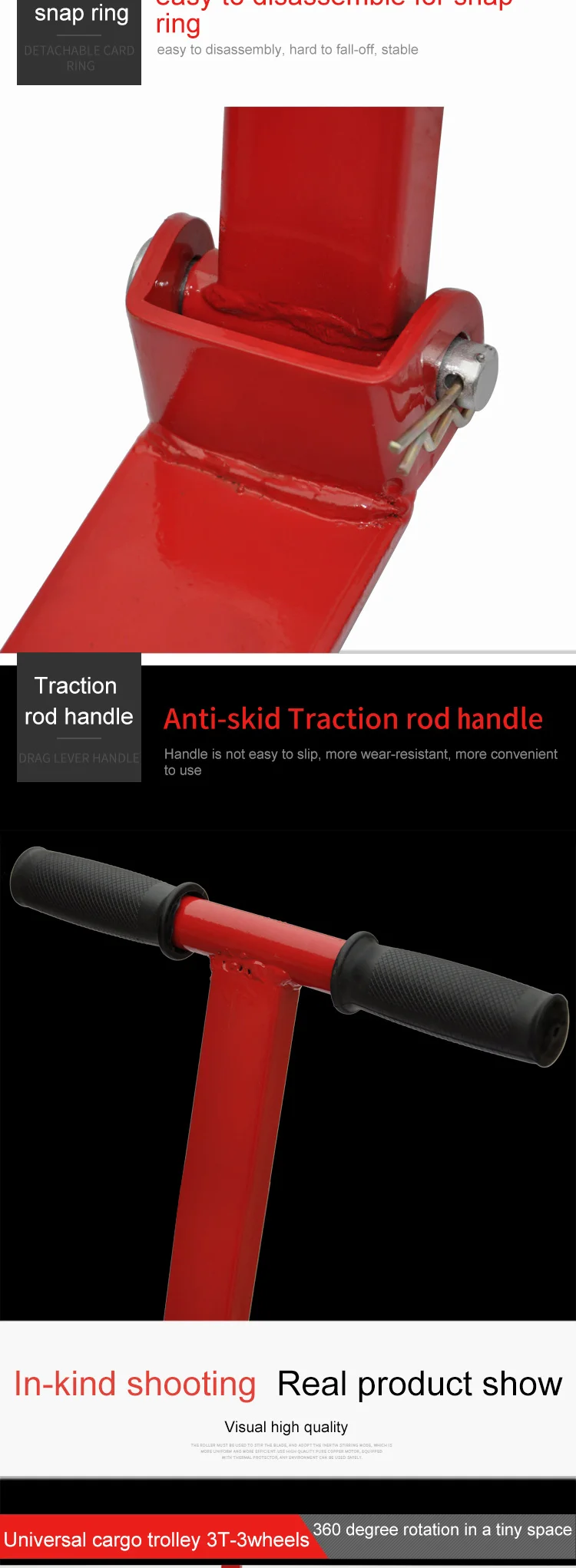 Low Profile Furniture Mover Rollers Skates For Moving Heavy Objects/10t