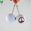 OEM Logo Printed Plastic Promotional Golf keyring