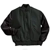 Custom Made Good Quality Solid Black Letterman Jacket Cheap
