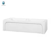 High quality wholesale artificial stone sink white solid surface double kitchen sink