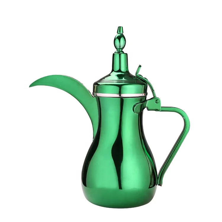 Luxury Style Coffee Dallah With Long Spout Coffee Pot And Coffee Warmer Different Capacity 12/18