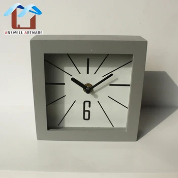 Simple Quiet Cool Wooden Funny Desk Clock View Funny Clock Asw