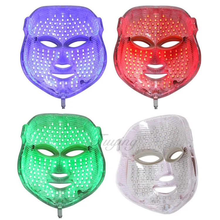 Electrical Facial Red Led Light Mask With Shrinking Pores Function