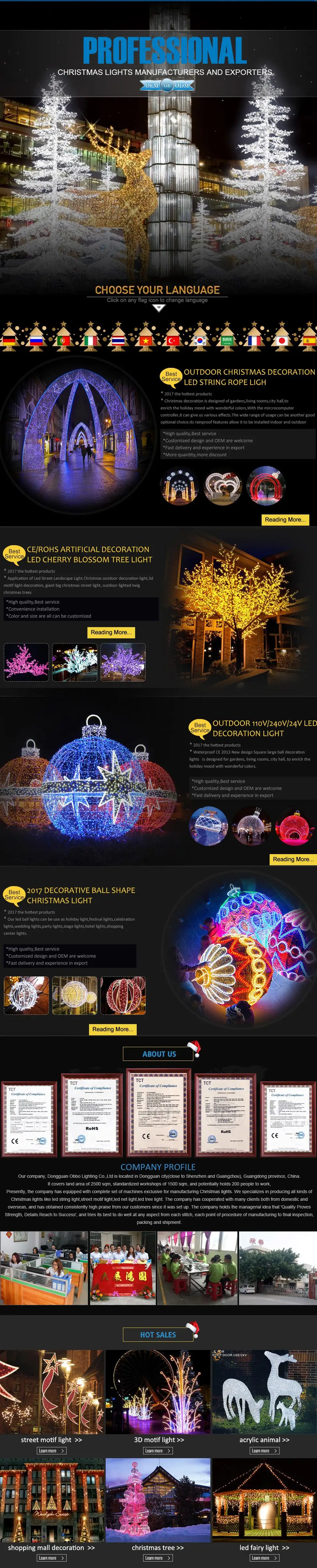 Dongguan Obbo Lighting Co., Ltd. - led motif light,led string light