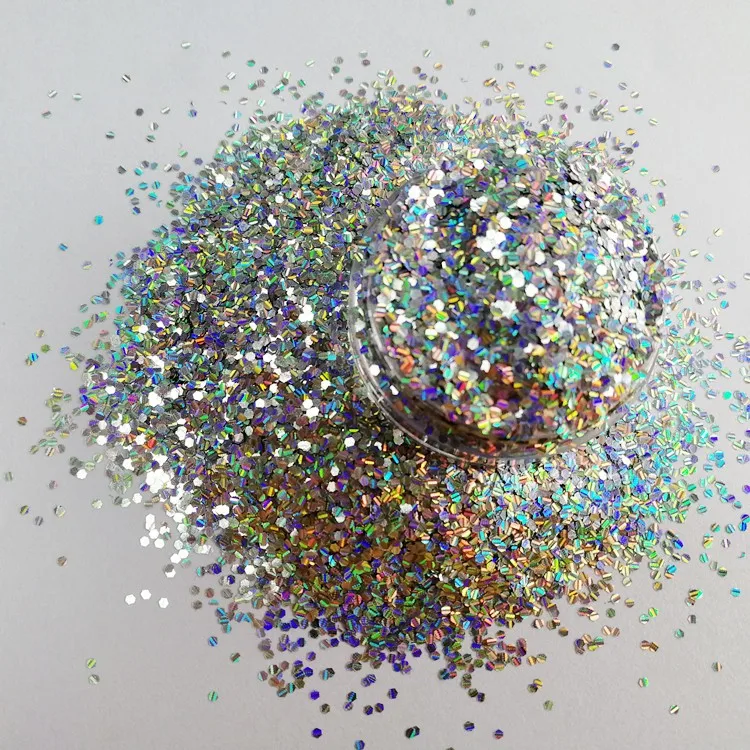 2021 Wholesale Bulk Holographic Chunky Glitter Powder,Pet Craft Chunky