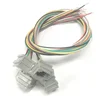 6P2C wired modular rj45 jack