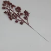 Artificial Christmas Decoration-Artifical Glitter leaf-Glitter plastic leaves