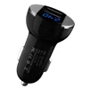 Factory director sale portable multi port colorful usb car usb charger for cell phone with LED display