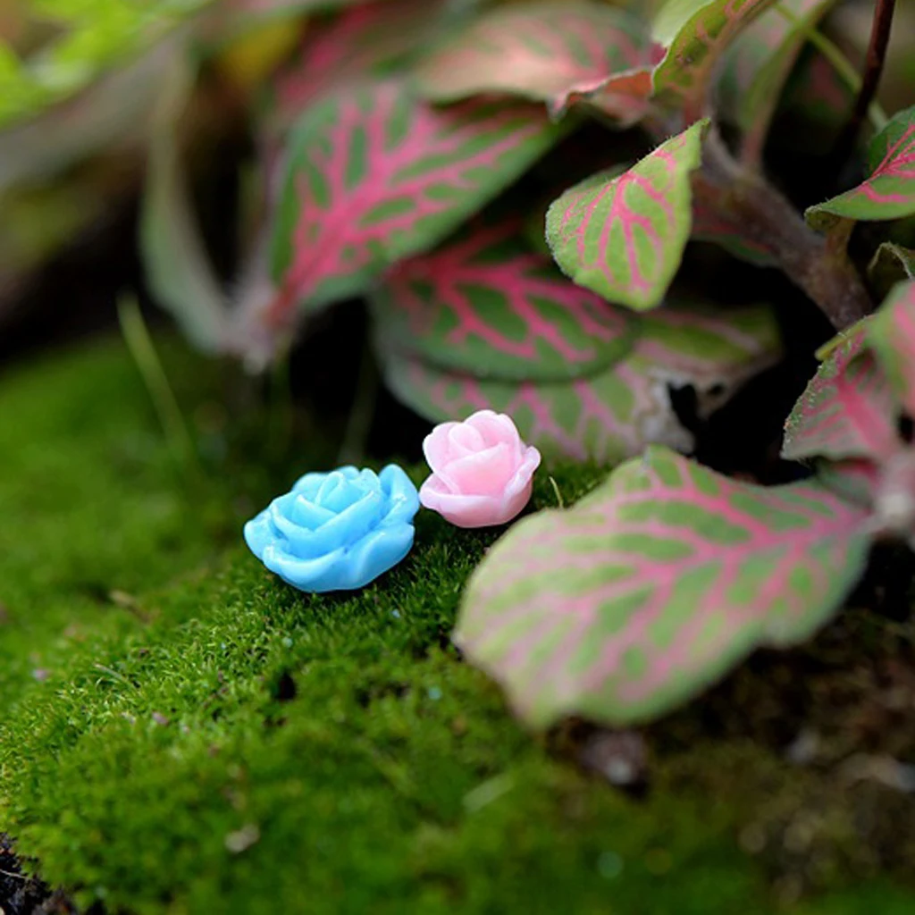 20Pcs Mini Resin Flowers Miniature Plant Pots Bonsai Craft Micro Landscape DIY Home Garden Decor Wedding Party Decoration 20Pcs Mini Resin Flowers Miniature Plant Pots Bonsai Craft Micro Landscape DIY Home Garden Decor Wedding Party Decoration