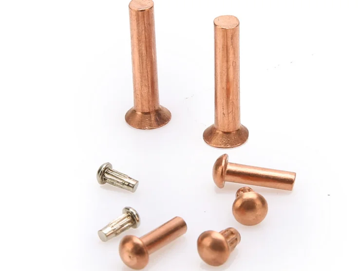 M2m10 Countersunk Copper Brass Solid Rivet Buy Countersunk Copper