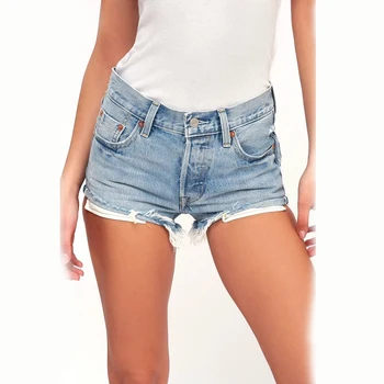 light washed shorts