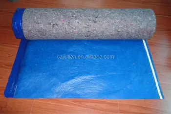 3 In 1 Felt Silent Flooring Underlayment Overlap With Adhesive