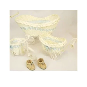 wicker basket pram