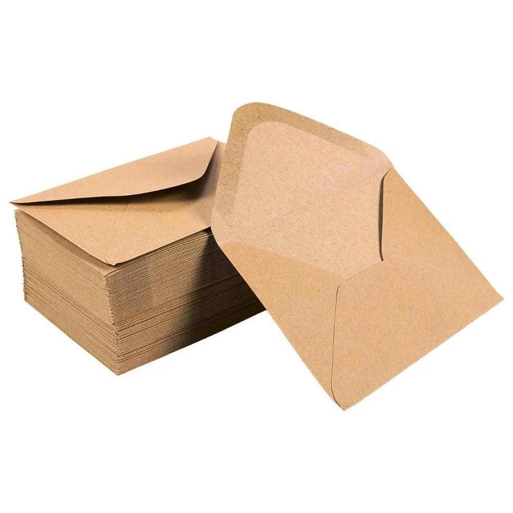 Wholesale Factory A3 A4 A5 Blank Brown Custom Printing Paper Envelopes
