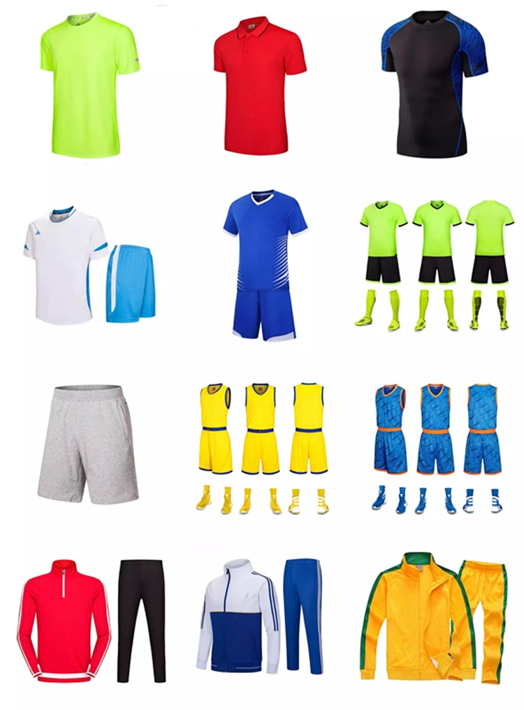 Custom Colorful Cheap Football Teams T Shirts Wholesale Sublimated Blank Soccer Jersey