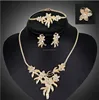 Fashion design African 4 pcs 18K gold plated Jewelry Set for Wedding