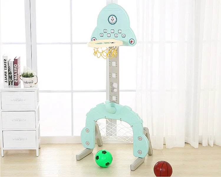 Plastic Children's Indoor Basketball Hoop Stand for Babies Over 3 Years Old manufacture