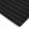 Intermingled yarn rayon beaded polyest ombr chiffon fabric with three stripe