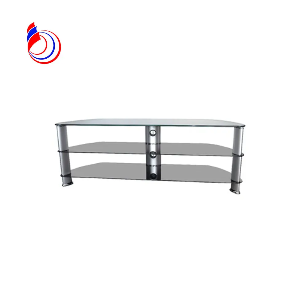 China Used Tempered Glass Aluminium Led Tv Stand Lcd Tv Ra1401 Buy Tv