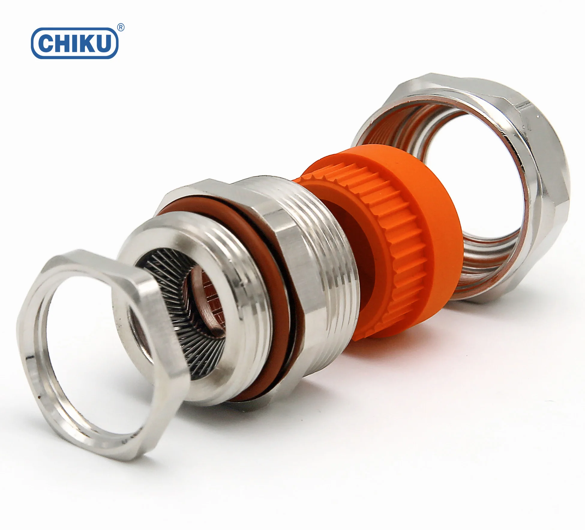 Emc Cable Gland M36,Nickel Plated Brass Shielded Cable Joint Ip68 For