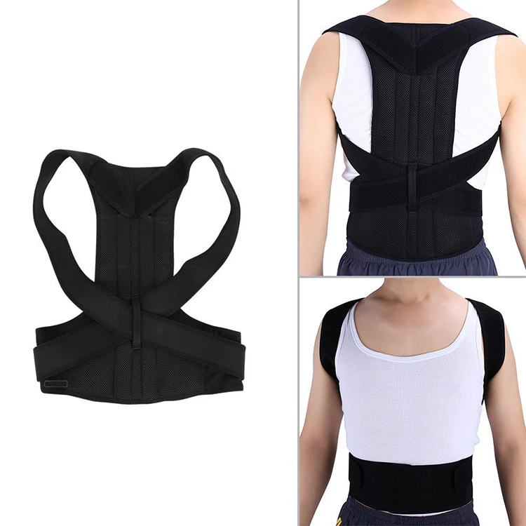 2018 Amazon Upper Back Support Vest To Correct Posture Adjustable Back