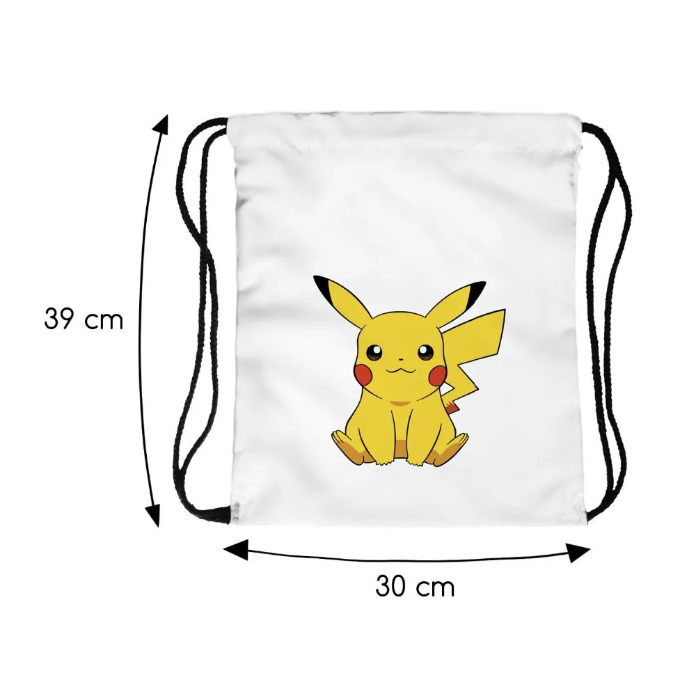 pokemon drawstring bolsa