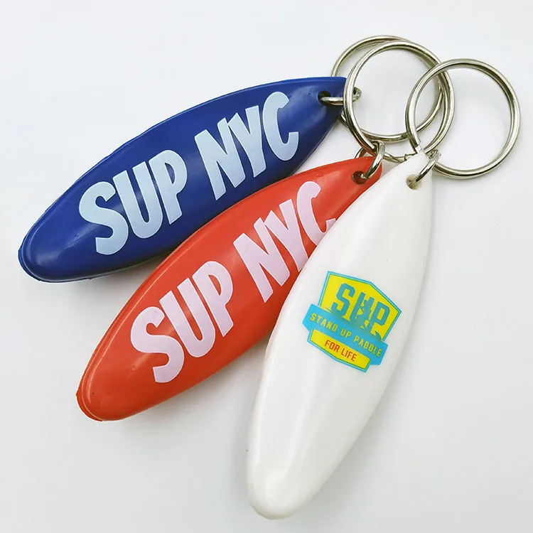 Wholesale Custom Logo Plastic Surfboard Keychain With Printed Logo Buy Surfboard Keychain
